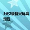 3天2板群兴玩具：公司控制权最终是否实际变更亦存在不确定性