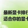 最新显卡排行榜天梯图：了解显卡性能，选择适合你的显卡